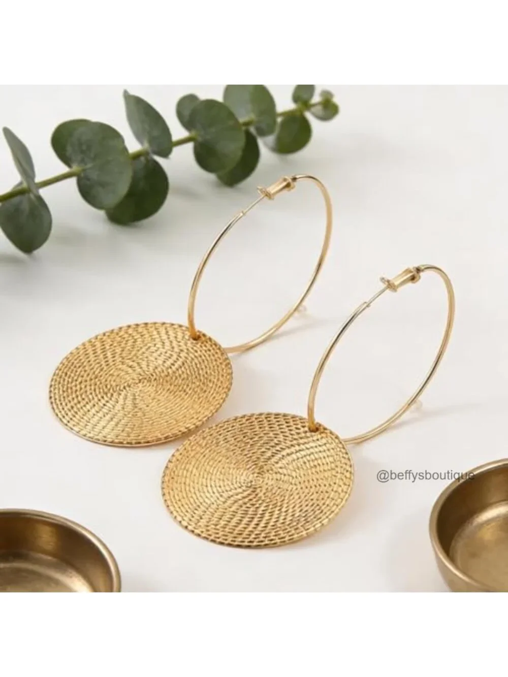 Boho Gold Chandelier Dangle Earrings for Women